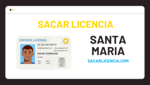 Licencia de conducir Santa María