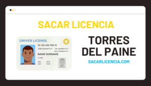 Licencia de conducir Torres del Paine